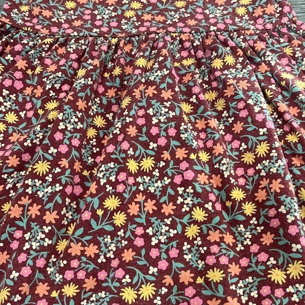 Floral Long Sleeve Kids Dress